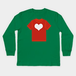 Heart T-Shirt Kids Long Sleeve T-Shirt